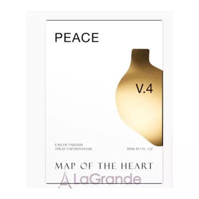 Map Of The Heart  Gold Heart  