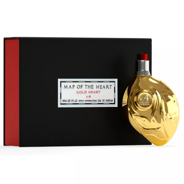 Map Of The Heart  Gold Heart ��������������� ����