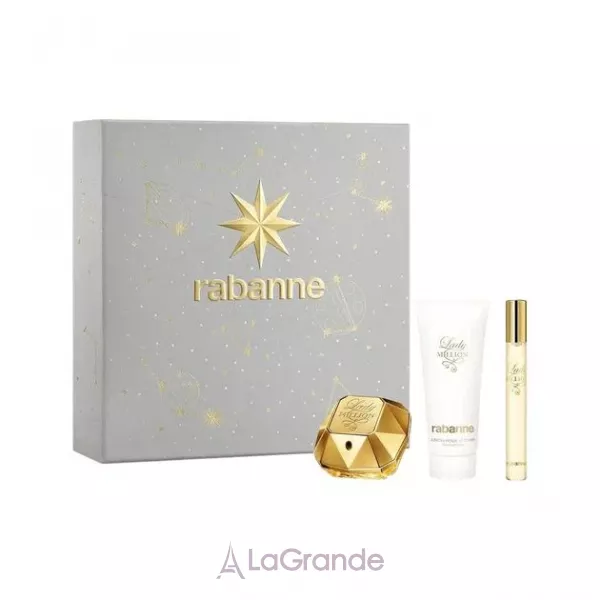 Paco Rabanne Lady Million ����� ( ��������������� ���� 50 �� + ��������������� ���� 10 �� + ������ ��� ���� 100 �� )