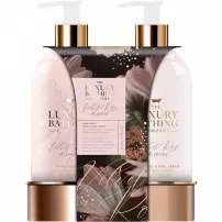 Grace Cole The Luxuty Bathing Velvet Rose & Peony Delightful Duo ����� ��� ��� "��������� ���� � ����" (h/n/cr/300ml + h/wash/300ml)