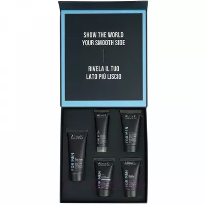 Alma K. Restore Essentials Kit for Men ����� ��� ������ (sh/gel/75ml + clean/50ml + moist/30ml + sh/cr/40ml + af/balm/40ml)