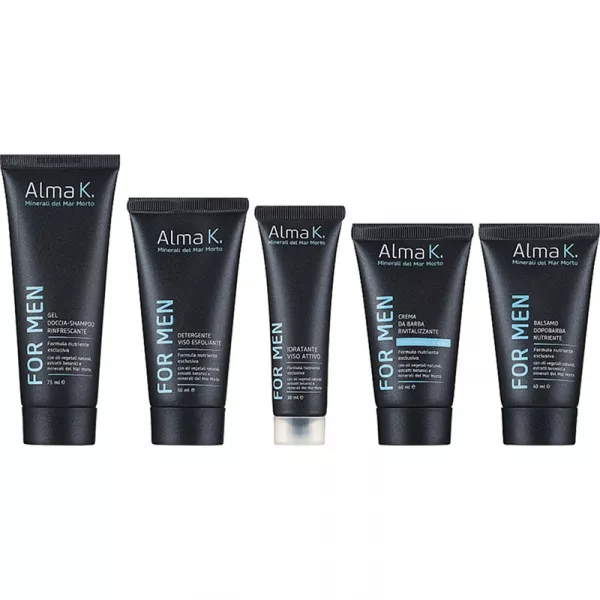 Alma K. Restore Essentials Kit for Men ����� ��� ������ (sh/gel/75ml + clean/50ml + moist/30ml + sh/cr/40ml + af/balm/40ml)