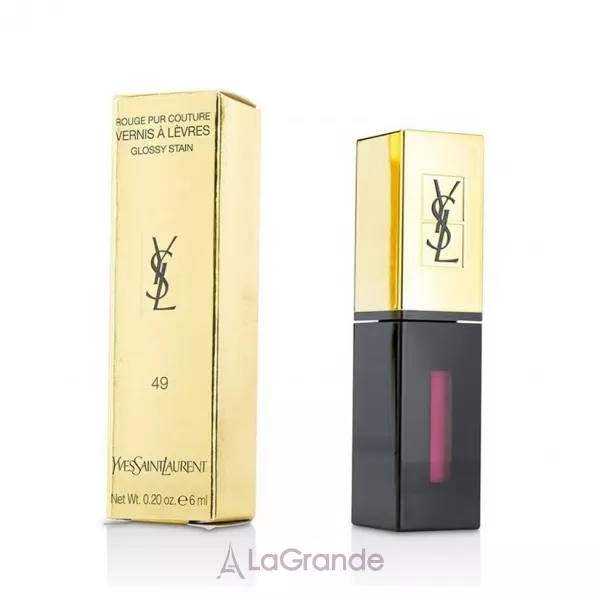 Yves Saint Laurent Rouge Pur Couture Vernis A Levres Glossy Stain �����-��� ��� ���