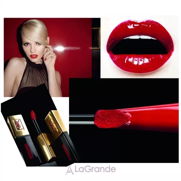Yves Saint Laurent Rouge Pur Couture Vernis A Levres Glossy Stain �����-��� ��� ���