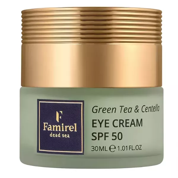 Famirel Chinese Wonder Green Tea & Centella Eye Cream SPF 50 ���� ��� ���� ������� ���� �� ������� ��� �� ������� SPF50