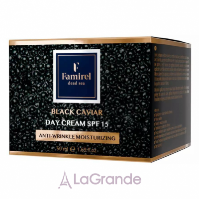 Famirel Black Caviar Anti-Wrinkle Moisturizing Cream SPF 15 ����������� ���� ������ ������ � ���������� ������ ����