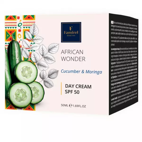 Famirel African Wonder Cucumber & Moringa Day Cream SPF50 ������ ���� � ������ �� �������� SPF50