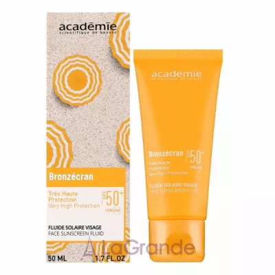 Academie Bronzecran Face Sunscreen Fluid SPF50+ �������������� ����� ��� ���� SPF50+