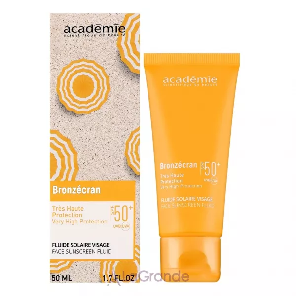 Academie Bronzecran Face Sunscreen Fluid SPF50+ �������������� ����� ��� ���� SPF50+
