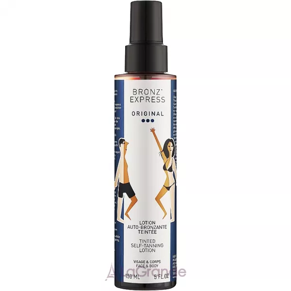 Academie Bronz'Express Original Tinted Self-Tanning Lotion ��������� �������-����������� ��� ������� � ���