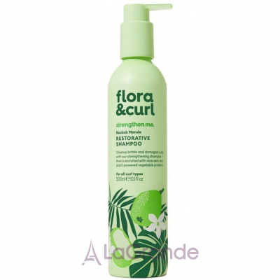 Flora & Curl Strengthen Me Baobab Marula Restorative Shampoo ³������������� ������� ��� �������