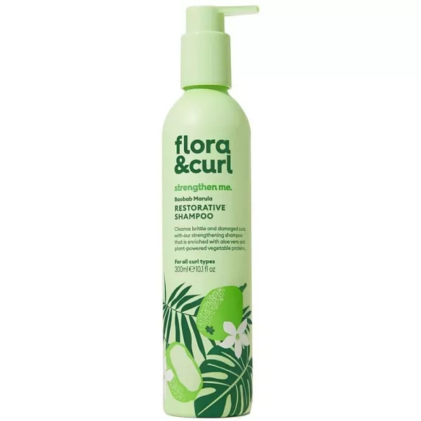 Flora & Curl Strengthen Me Baobab Marula Restorative Shampoo ����������������� ������� ��� �����