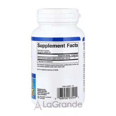 Natural Factors WellBetX Berberine 1000 mg �������� 1000 ��