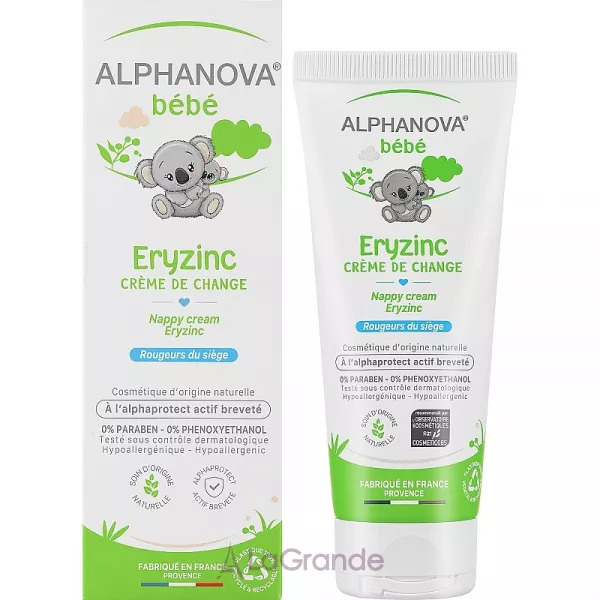 Alphanova Bebe Natural Eryzinc Nappy Rash Cream ���� ��� ��������� �� �����������