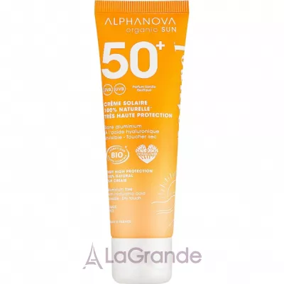 Alphanova Organic Sun Very High Protection 100% Natural Sun Cream ���������� ������������� ���� ��� ������� SPF 50+ � ����������� ��������, ������� �����