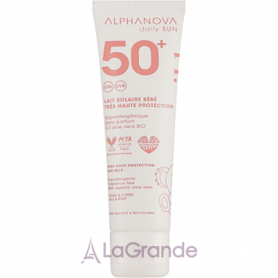Alphanova Daily Sun Baby Very High Protection Sun Milk SPF50+ �������������� ������� ��� ���� � ���� SPF50+