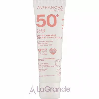 Alphanova Daily Sun Baby Very High Protection Sun Milk SPF50+ �������������� ������� ��� ���� � ���� SPF50+