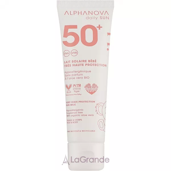 Alphanova Daily Sun Baby Very High Protection Sun Milk SPF50+ �������������� ������� ��� ���� � ���� SPF50+