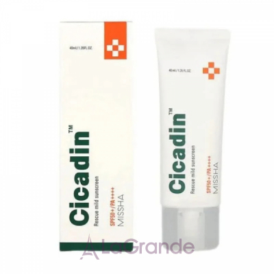 Missha Cicadin Rescue Mild Sunscreen SPF50+ PA+++ �������������� ���� ��� ���� SPF50+ PA++++
