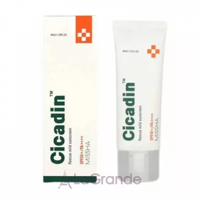Missha Cicadin Rescue Mild Sunscreen SPF50+ PA+++ �������������� ���� ��� ���� SPF50+ PA++++