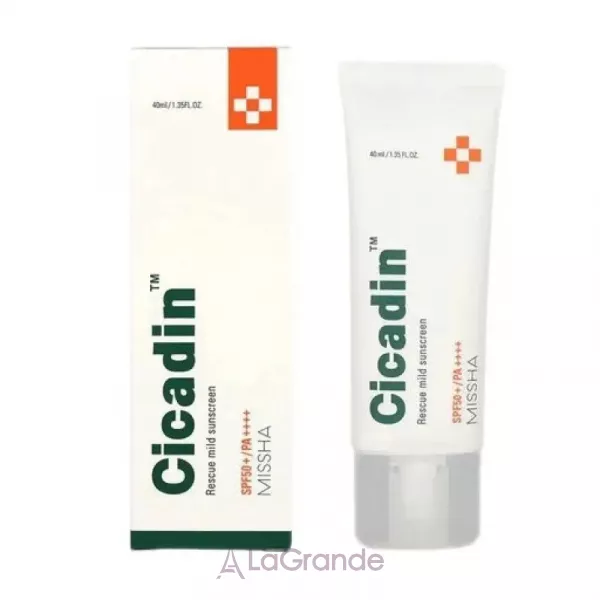Missha Cicadin Rescue Mild Sunscreen SPF50+ PA+++ �������������� ���� ��� ���� SPF50+ PA++++