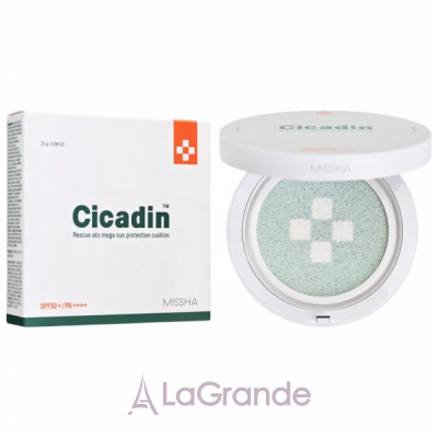 Missha Cicadin Rescue Ato Mega Sun Protection Cushion SPF50+ PA++++ �������������� ����� SPF50+ PA++++