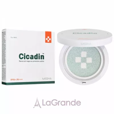 Missha Cicadin Rescue Ato Mega Sun Protection Cushion SPF50+ PA++++ �������������� ����� SPF50+ PA++++