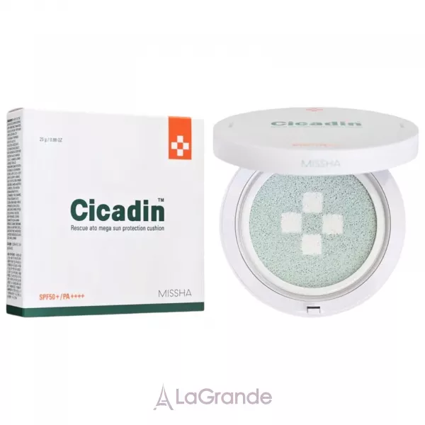 Missha Cicadin Rescue Ato Mega Sun Protection Cushion SPF50+ PA++++ �������������� ����� SPF50+ PA++++