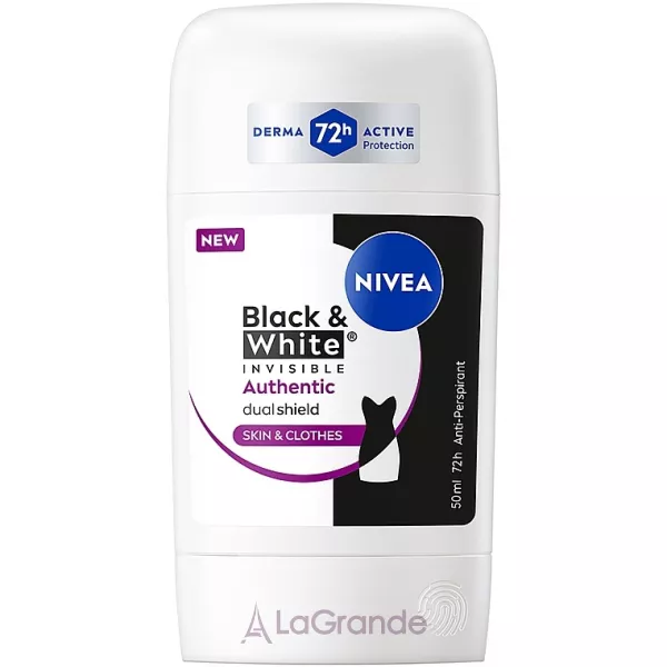 Nivea Black & White Invisible Authentic 72h Active Protection Anti-Perspirant �������������� 