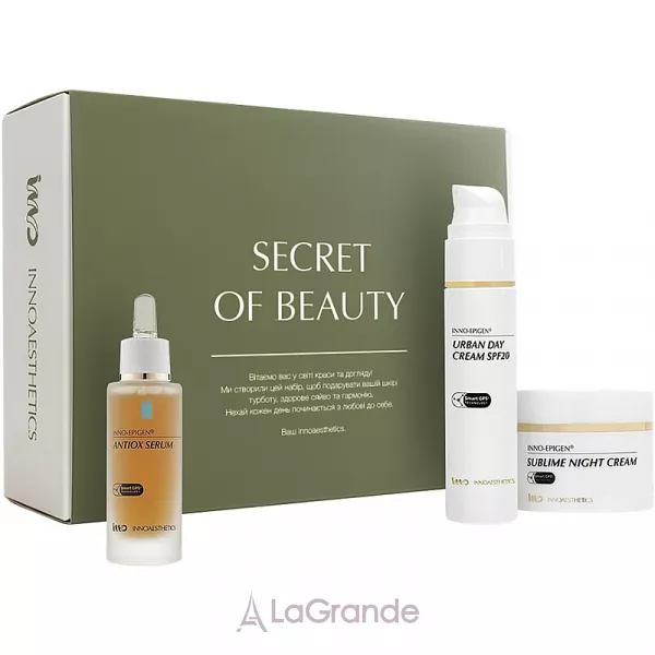 Innoaesthetics Secret Of Beauty �2 ������������ ���� ��� ��������� ������� (f/ser/30ml + f/cr/50ml + f/cr/50ml)