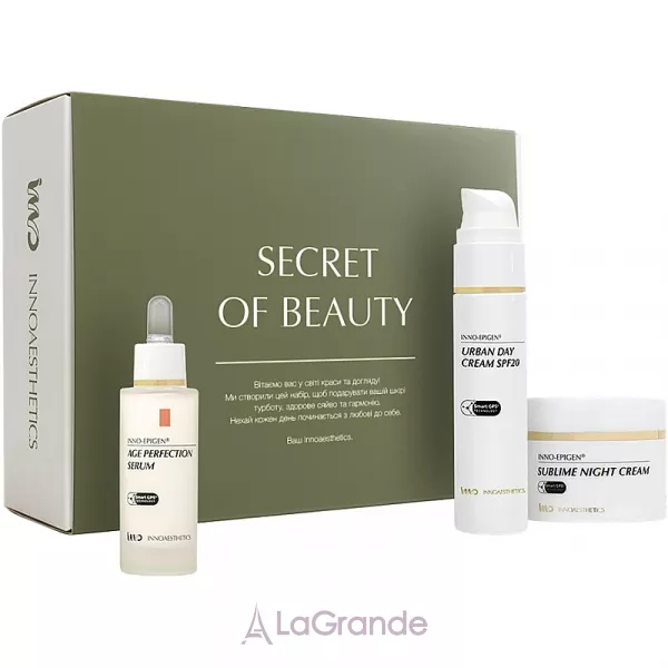 Innoaesthetics Secret Of Beauty �3 ���� ��� ��������� ������� (f/ser/30ml + f/cr/50ml + f/cr/50ml)