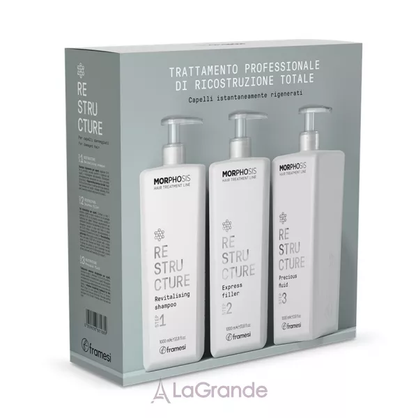 Framesi Morphosis Restructure Kit ����� ��� ����� (�������, 1000 �� + �����, 1000 �� + ������, 1000 ��)