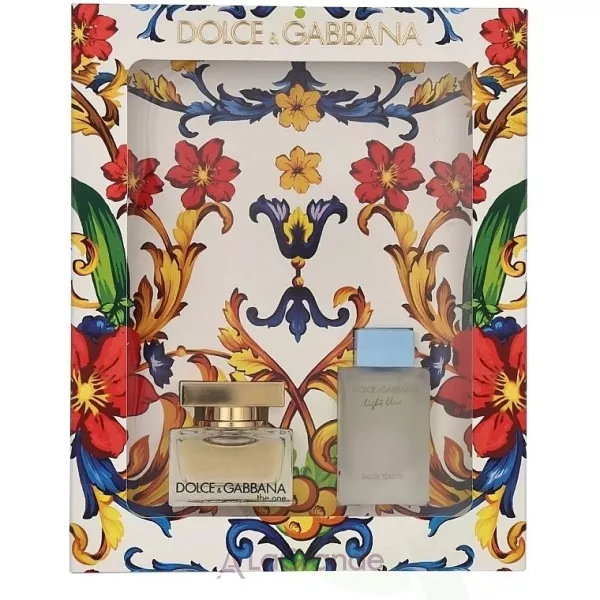 Dolce & Gabbana The One & Light Blue mini Set ����� (��������������� ���� The One 5 �� + ��������� ���� Light Blue 4,5 ��)
