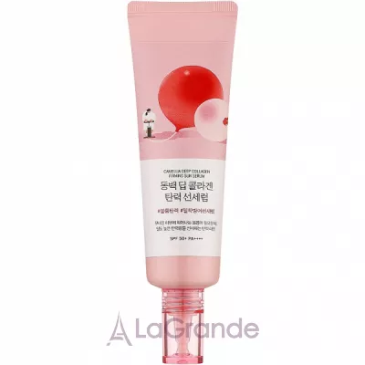 Round Lab Camellia Deep Collagen Firming Sun Serum SPF 50+ PA++++ ������������ ��������� ��� ������� � ��������� SPF 50+ PA++++
