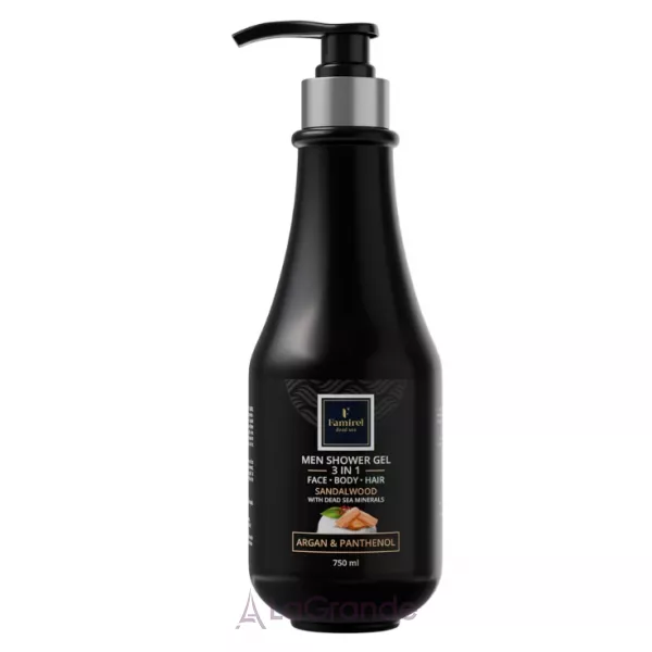 Famirel Sandalwood Men Shower Gel 3 In 1 �������-���� ��� ���� ��� ������ 3 � 1 