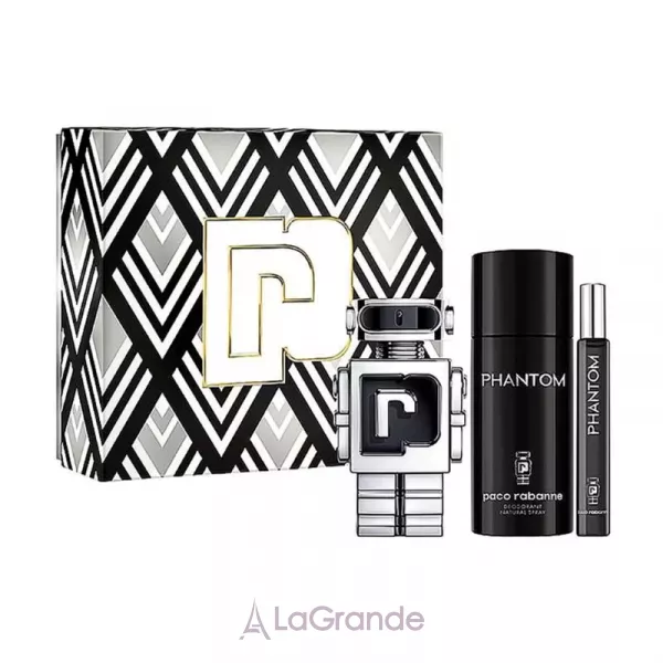 Paco Rabanne Phantom ����� (��������� ���� 50 �� + ��������� ���� 10 �� + ���������� 150 ��)