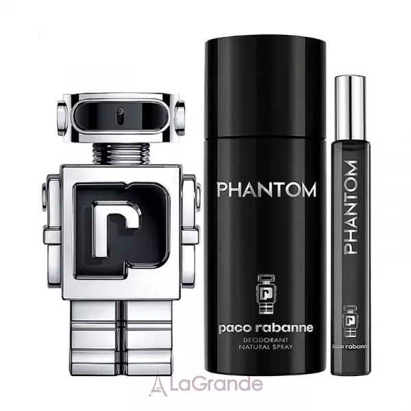Paco Rabanne Phantom ����� (��������� ���� 50 �� + ��������� ���� 10 �� + ���������� 150 ��)