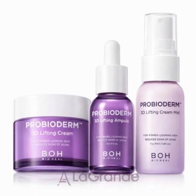 BIOHEAL BOH Probioderm 3D Lifting Best Trio ���� ������� ��� ������� �� �������� � 3D-������ ������� (cream/20ml+ampoule/15ml+cream mist/20ml)