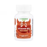 VitaWorks Kids Vitamin B12 1000 mcg Chewables Cherry ������� B12 ��� �����, ����������� �������� �� ������ �����