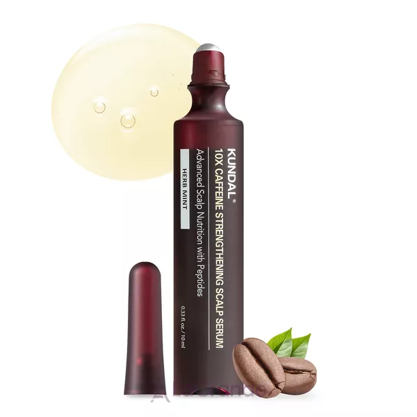 Kundal 10X Caffeine Strengthening Scalp Serum + Gua Sha Comb Korean Royal Palace Edition ���� ��������� �� �������� ������� + ������ �����