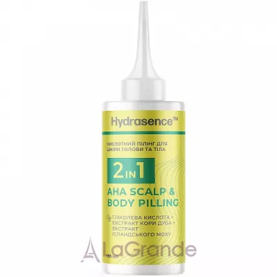 Hydrasence 2in1 AHA Scalp & Body Pilling ��������� ������ ��� ���� ������ � ���� 2�1