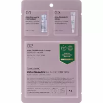 VT Cosmetics Cica Collagen All in One 3Step Mask ����������� ������������ ����� ��� ����