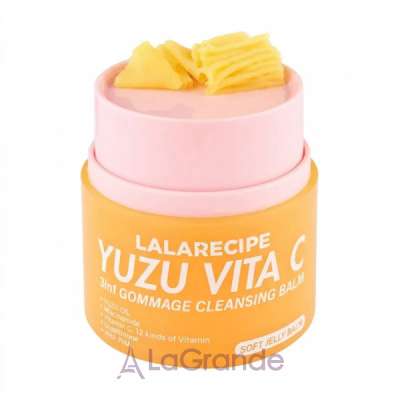 Lalarecipe Yuzu Vita C 3in1 Gommage Cleansing Balm ��������� �������-������ � ���������� ����