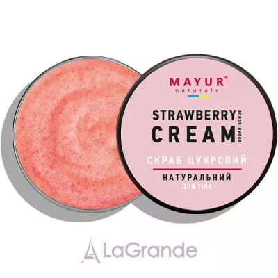 Mayur Strawberry Cream Sugar Scrub ����������� �������� ����� ��� ���� 