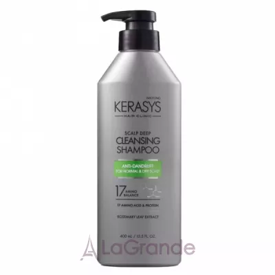 KeraSys Hair Clinic Scalp Deep Cleansing Shampoo For Normal & Dry Scalp ������� �� ��������� �� ���� ���� ������