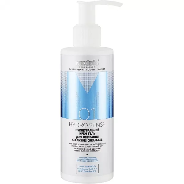 Meddis Hydro Sense Cleansing Cream-Gel ������������ ����-���� ��� ��������