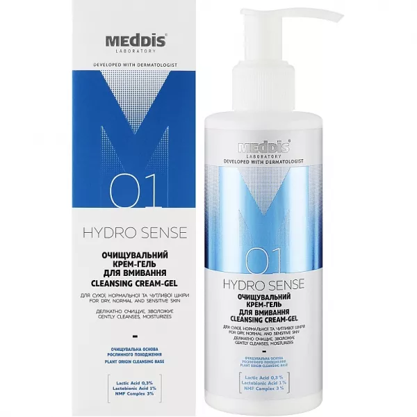 Meddis Hydro Sense Cleansing Cream-Gel ������������ ����-���� ��� ��������