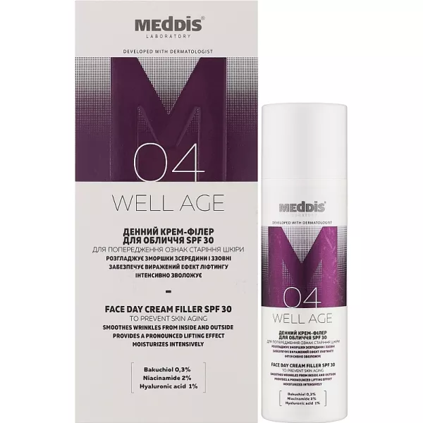 Meddis Well Age Face Day Cream Filler SPF30 ������ ����-����� ��� ������� SPF30