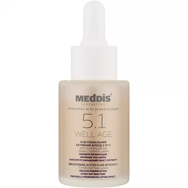 Meddis Well Age Whitening Active Fluid With Vit C ����������� �������� ����� � ��������� C