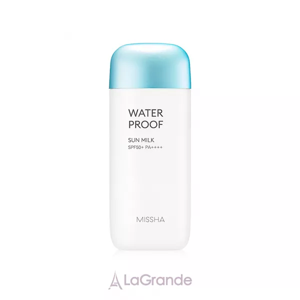 ������ Missha All Around Safe Block Waterproof Sun Milk SPF 50+ ����������� �������������� ������� ��� ����